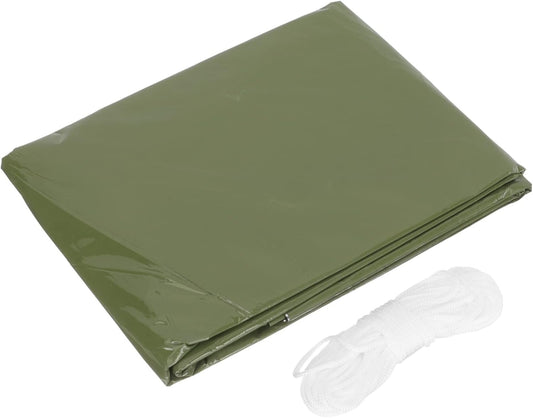 DECOMELODY Survival Camping Tent Windproof Thermal Emergency Shelter Multi Use for Outdoor Activities Lightweight Durable for Cold Weather and Emergencies
