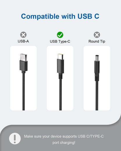65W USB C Laptop Charger for Lenovo Thinkpad X1 Carbon T470 T480 T490 T590 E580 E590 E595 Yoga IdeaPad Chromebook Power Supply Adapter Cord 20V 3.25A