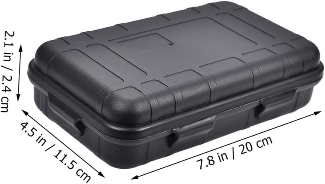 Tofficu Outdoor Survival Box Shockproof Multi Function Storage Case for Camping