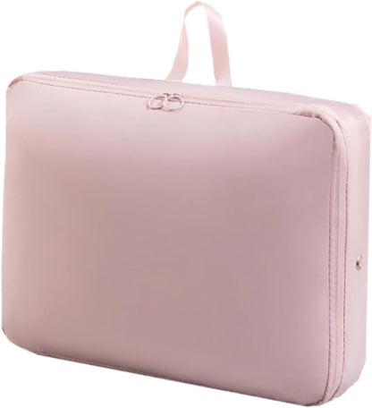Generic Travel Storage Bag Luggage Organizer Packing Bags Portable Shoe Bags Luggage Compression Pack Clothing Organization Bag, Pink