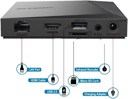 Pack of 2 Formuler Z11 Pro 4K Android 11 2GB Ram 16GB Storage with Premium IR1 Remote | Bonus Monster HDMI Cable| Bonus Formuler Luminous Remote| Bonus Silicone Remote Case| Bonus Phone Stand