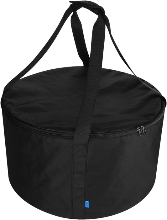 Firebowl Carry Bag, Portable Storage Case, 18.9x18.9in Diameter Fit, Two Way Separation Zipper, Authentic Camping Gear for Outdoor, Fire Bowl, Transport, Travel, Use Solution
