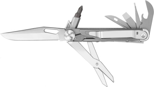 ROCKTOL Folding Pocket Knife, 12-in-1 Stainless Steel Multitool Knife with Titanium-Plated Handle, Pocket Clip for Camping, Hiking, Survival,Gifts for Men