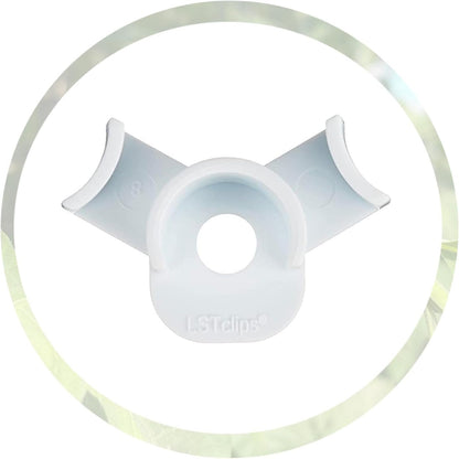 AirTech Home Automation Plant Training Clips, LST Clips for Low Stress Training Plant Stem Support, 90 Degree Angle Plant Clips, Made in California USA, 30pk White