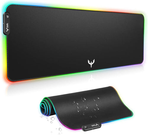 Blade Hawks Extra Large RGB Gaming Mouse Pad, Extended Soft LED Mouse Pad, Anti-Slip Rubber Base, Computer Keyboard Mousepad Mat (31.5 x 12 Inch)