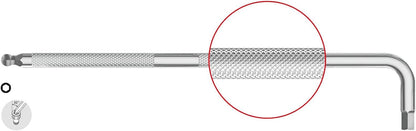 PB Swiss Safety Hex Key L Wrench 9 Pieces Set in Skin Pack with Ball Point, 1.5-10 mm