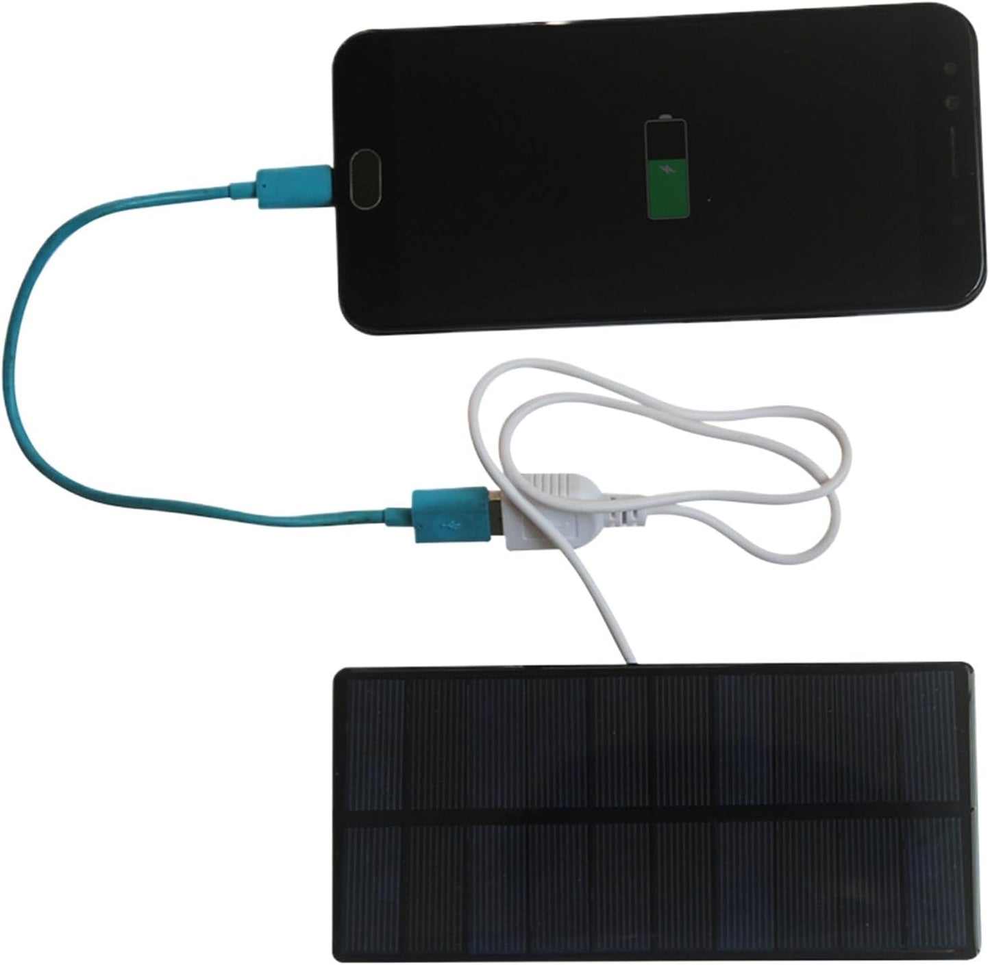 Solar Panel Charger - Batter Charger | Foldable Powerr Bank Solar Panel | Portable Phone Charging Battery Pack with USB Port | Powerr Backup for Camping, Hiking & Backpacking, Floodlight