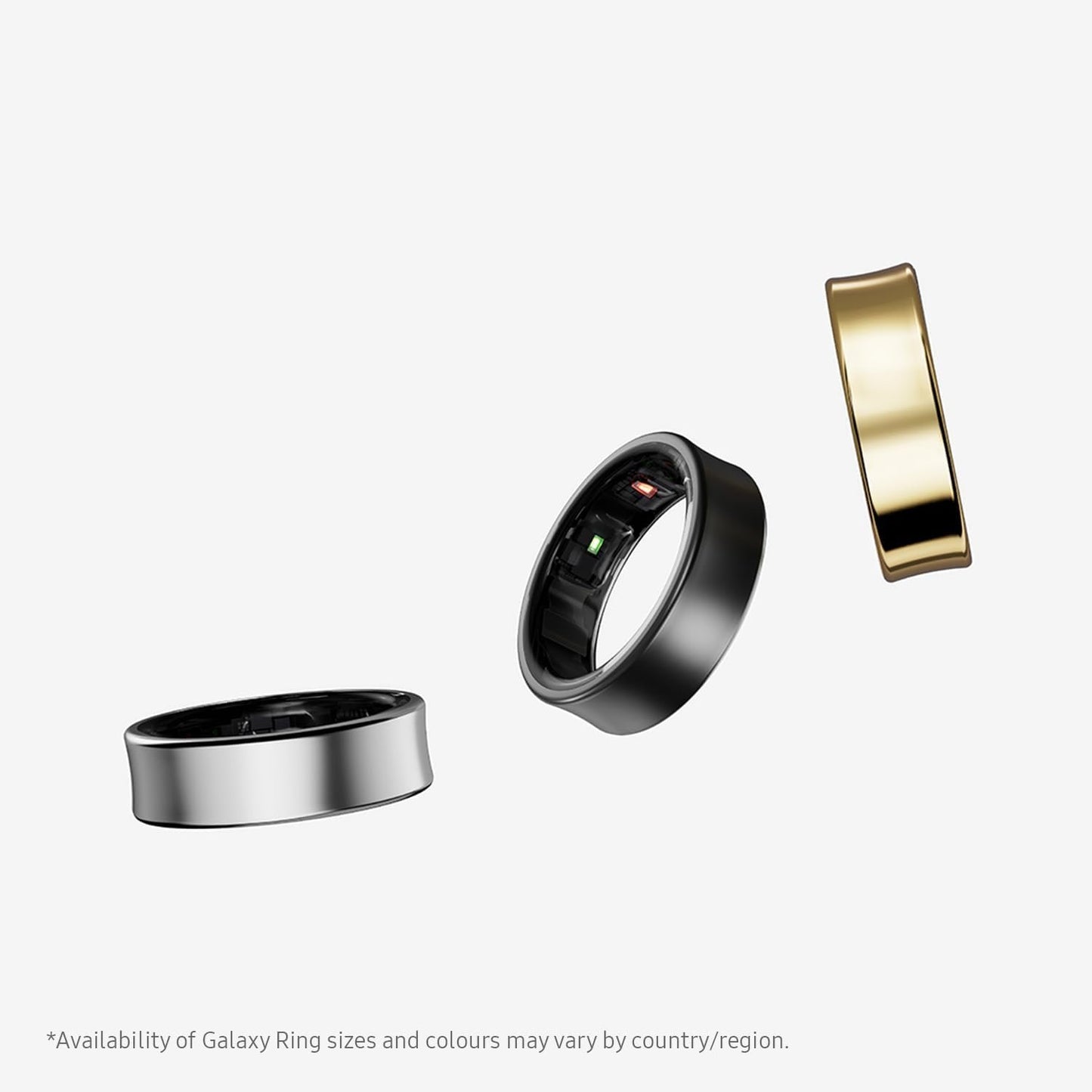 Samsung Galaxy Ring, Slim and Light Smart Ring with Durable Titanium Frame, AI-Powered Samsung Health, Sleep/Heart Rate/Stress Monitor, Water Resistant Up to 100m, Size 10, Titanium Black