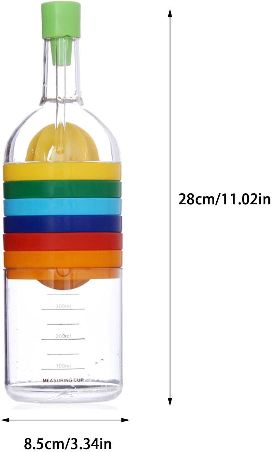Bottiglia Utensili da Cucina 8 in 1 | Gadget Multifunzionale - Gadget Maker Multi da Cucina per imbuto, Spremiagrumi, Spremiagrumi, Spruzzatore per Uova