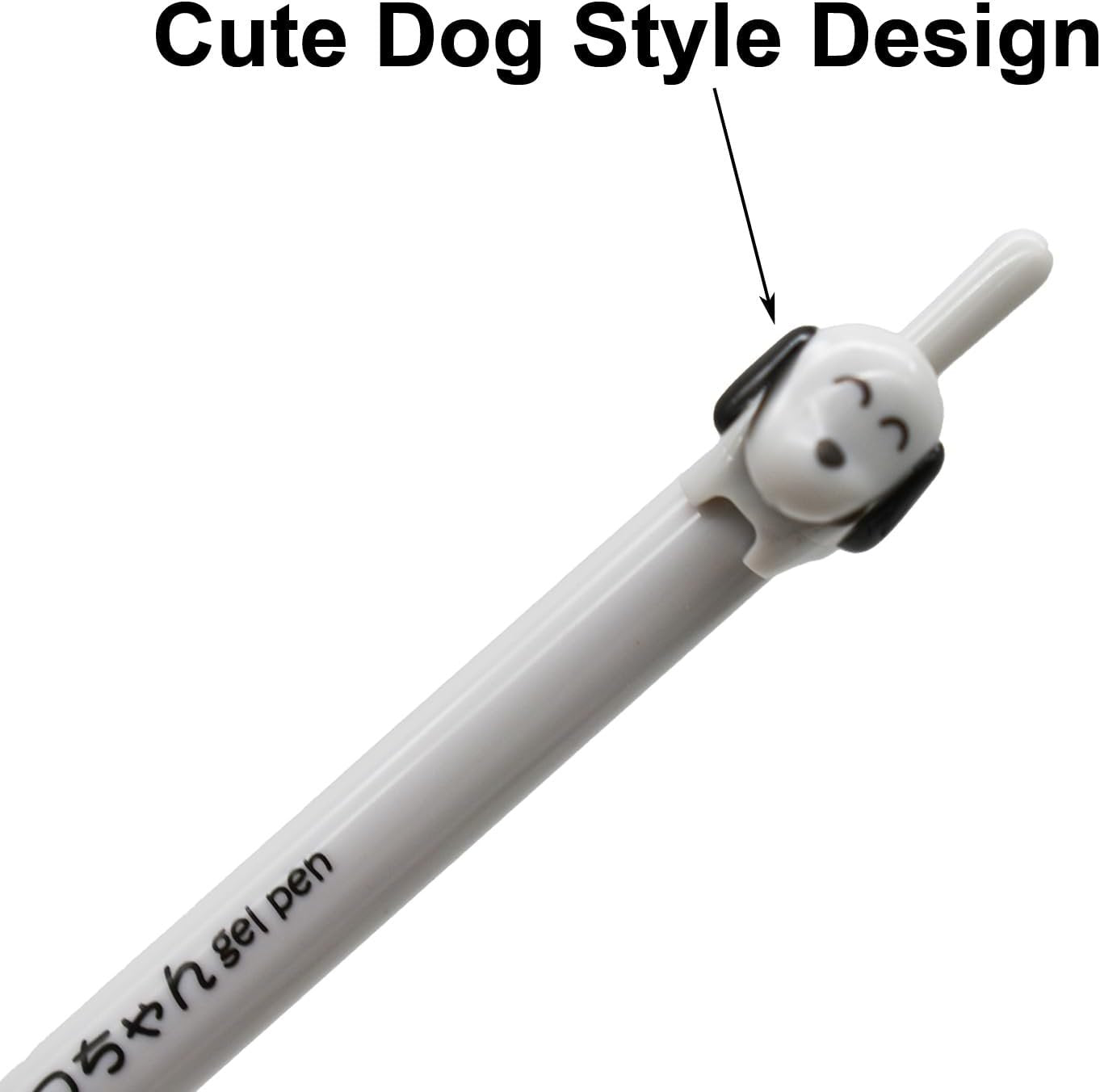 Maydahui 12 Pcs Cute Cat Dog Tail Clicker Retractable Pen Novelty Japanese Little Kitten Rollerball Pens For Cat Lovers Student Shcool Gift Party Favors Office Supplies Stationery