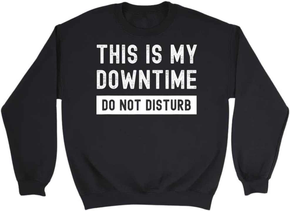 Funny Tech Work from Home Remote Worker This is My Downtime T-Shirt, Long Sleeve Shirt, Sweatshirt, Hoodie Unisex Adult Size Made in Canada