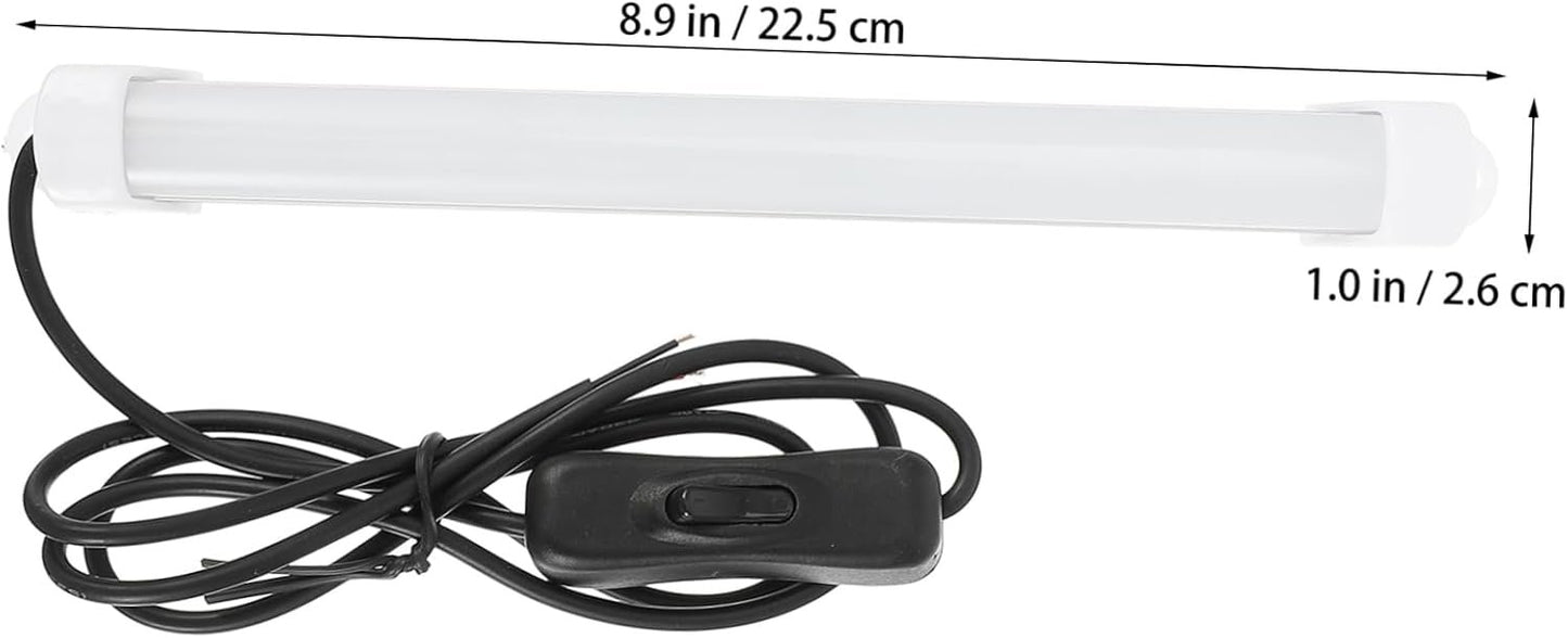 ULTECHNOVO 1Set White LED Light Bar Kit for Printers Non Dimmable Brightness Upgrade for Ender Eye Protection Flicker Lighting for Printing Area