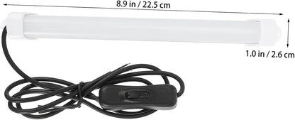 ULTECHNOVO 1Set White LED Light Bar Kit for Printers Non Dimmable Brightness Upgrade for Ender Eye Protection Flicker Lighting for Printing Area
