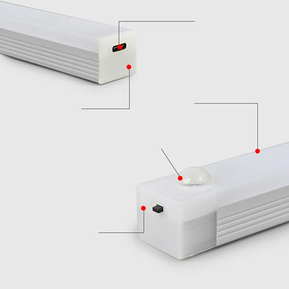 Generico Led Motion Sensor, Smart Cabinet Lighting, 3.94x0.79in Wireless Indoor Lights, Automatic Activation, Stick on Installation for Kitchen, Home, Office, Bedroom, Hallway