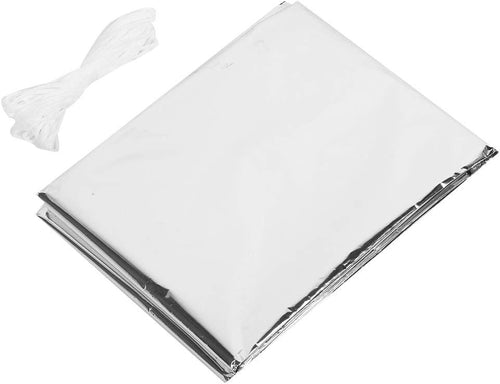 Emergency Blanket Tent, Insulated Thermal Waterproof Emergency Tarp Survival Shelter Sleeping Bag for Maximum for First Aid Kit Hiking Outdoors 59.0 x 94.4 inch