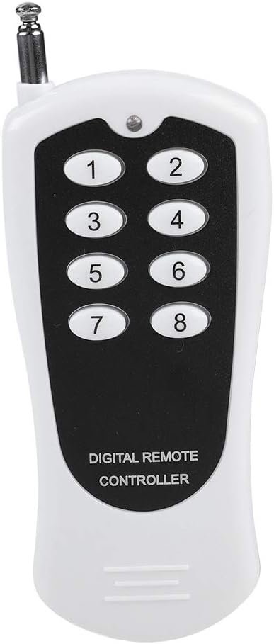CJR-1208 Multi-Function 12V 8-Way Learning Remote Control Relay Receiver Replacement