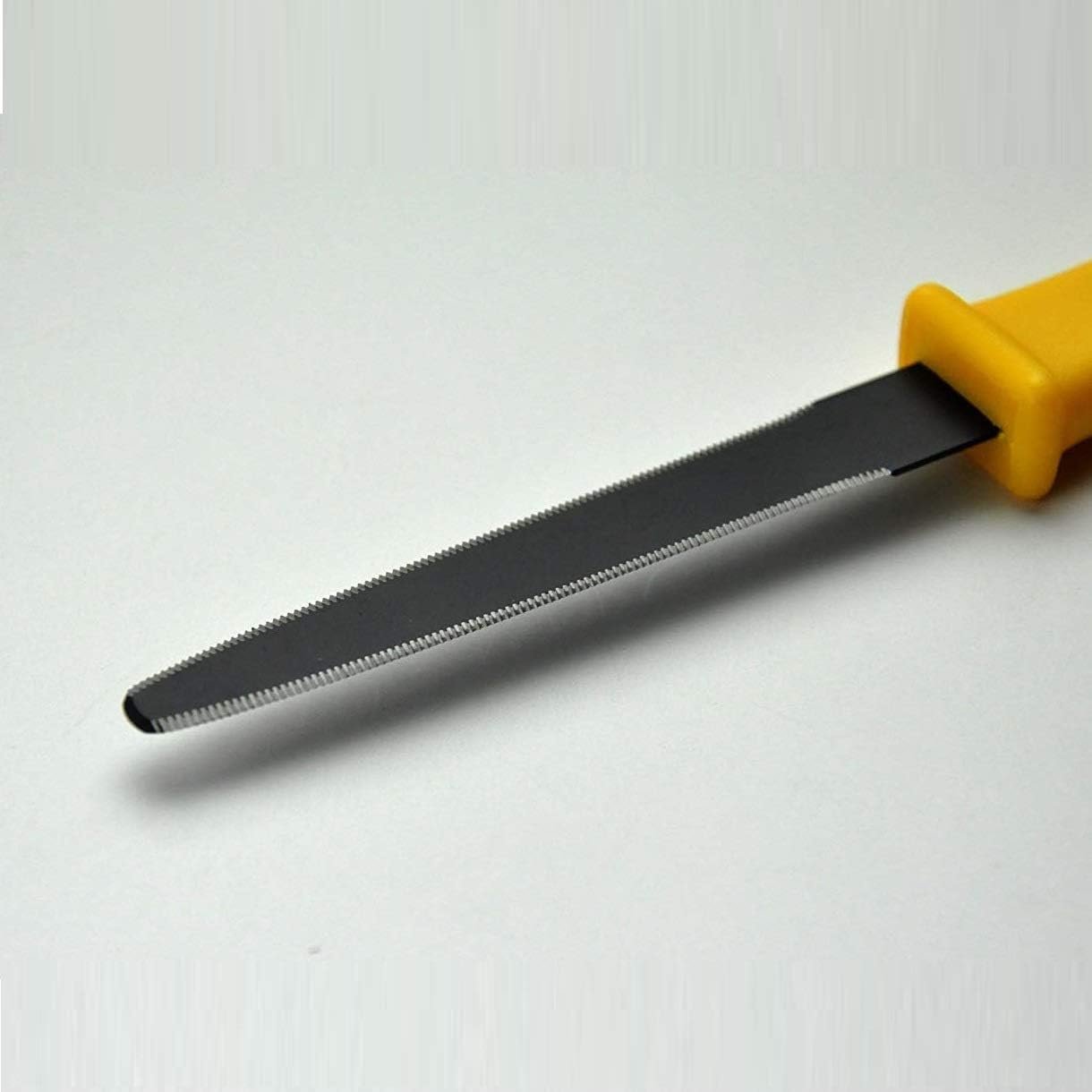CANARY Corrugated Cardboard Cutter Dan Chan, Safety Box Cutter Knife [Non-Stick Fluorine Coating Blade], Made in Japan, Yellow (DC-190F-1) (Bulk 3 pcs)