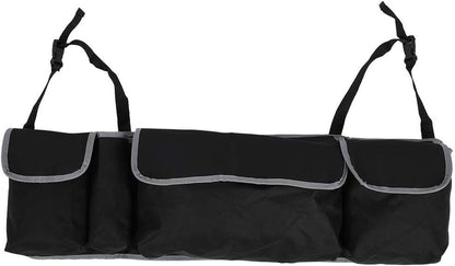 Car Trunk Organizer, Auto Hanging Back Seat Storage Backseat Hanging Organizer Foldable with Multiple Storage Bags for SUV,Truck,Van- Your Trunk Space