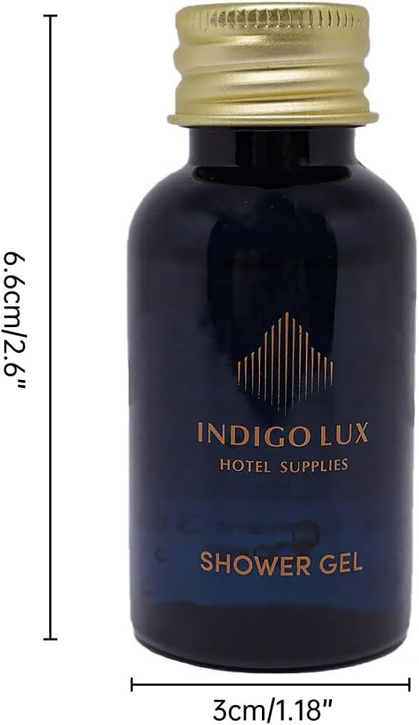 AIMALL 50PCS 25ml Hotel Shampoo, Conditioner, Shower Gel or Body Lotion - Travel Size Guest Room Toiletries with Moisturizing Formula and Refreshing Fragrance