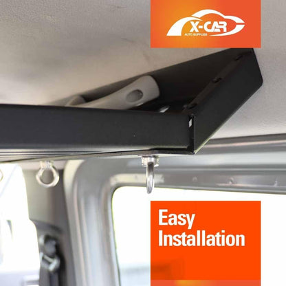 X-CAR Rear Rack Storage Celling Shelf for Suzuki Jimny 3-Door 2018-2025 Internal Trunk Expansion Durable Interior Bracket Luggage Organizer