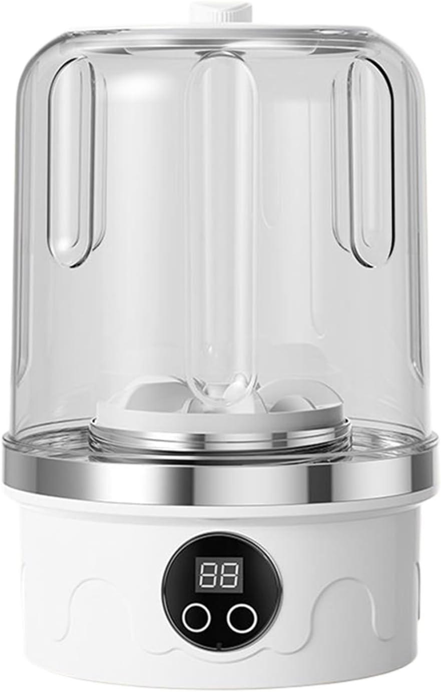 Travel Washer, Portable Panty Washing Machine with 3 Cleaning Modes, Compact Lightweight Underwear Washer for Apartment, Camping, RV, Dormitory, Laundry Convenience