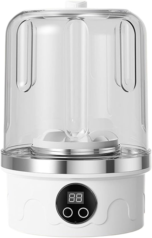 Travel Washer, Portable Panty Washing Machine with 3 Cleaning Modes, Compact Lightweight Underwear Washer for Apartment, Camping, RV, Dormitory, Laundry Convenience