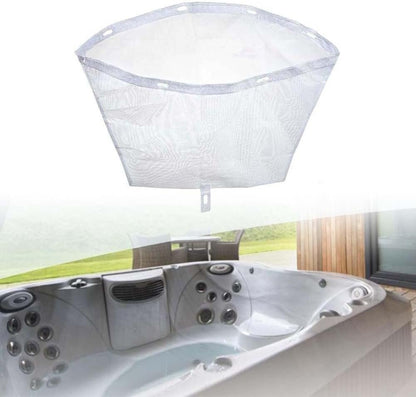 Bathtub Filter Bag 6570-392 Wire Mesh Separator with 7 Clip Holes Nylon, Bath Drainage Filter Bag, With 7 Clip Holes, Capture Hair Debris, For Bathtub