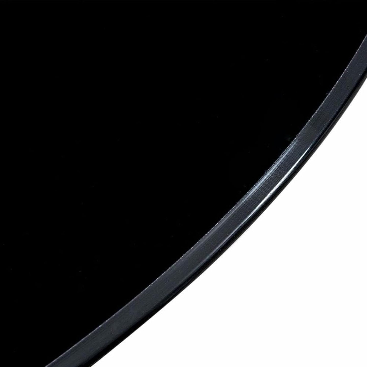 BTOIASYHF Black Dining Table Turntable Tempered Glass 10 mm Thickened Round Glass Turntable for Home Round Table Top 80~100 cm
