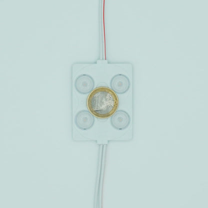 VIMLED 12 V LED Injection Modules - Pack of 10 4 W / 360 lm in Warm White - IP67 Waterproof SMD LED Injection Modules for Lighting for Light Advertising, Ambience or as a Work Light