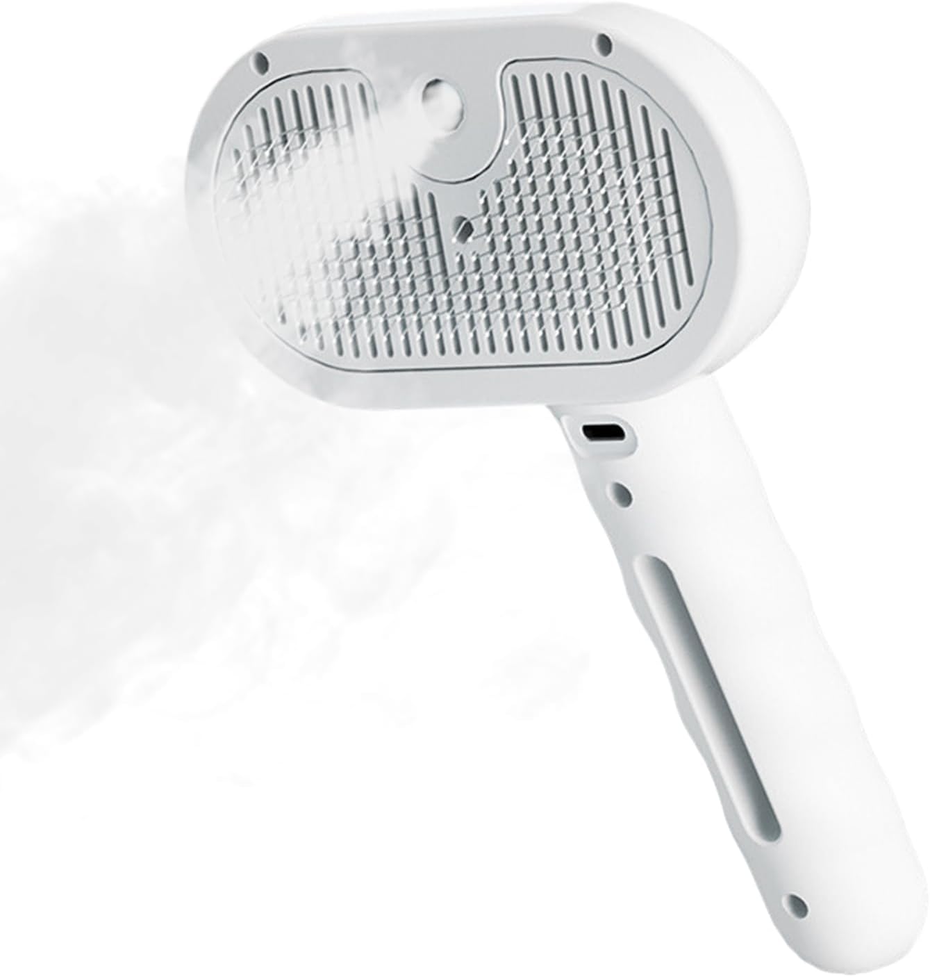 USB Rechargeable Spritz Defur Comb for Cats, Pet Hair Remover Brush, 35ml Water Tank, Indoor Cat Grooming Tool, Dog Hair Remover, Pet Spray Depilatory Comb