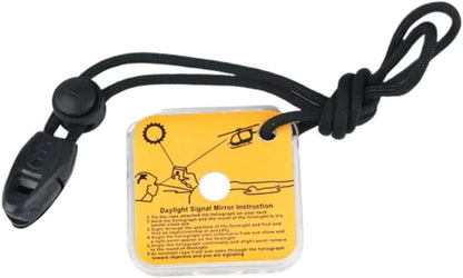 Sosoport Survival Mirror Outdoor Accessories Small Mirror Survival Emergency Mirror Field Sourkout Light Grey