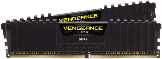 Corsair CMK16GX4M2Z3200C16 Vengeance LPX 16GB (2 X 8GB) DDR4 3200 (PC4-25600) C16 1.35V for AMD Ryzen Black