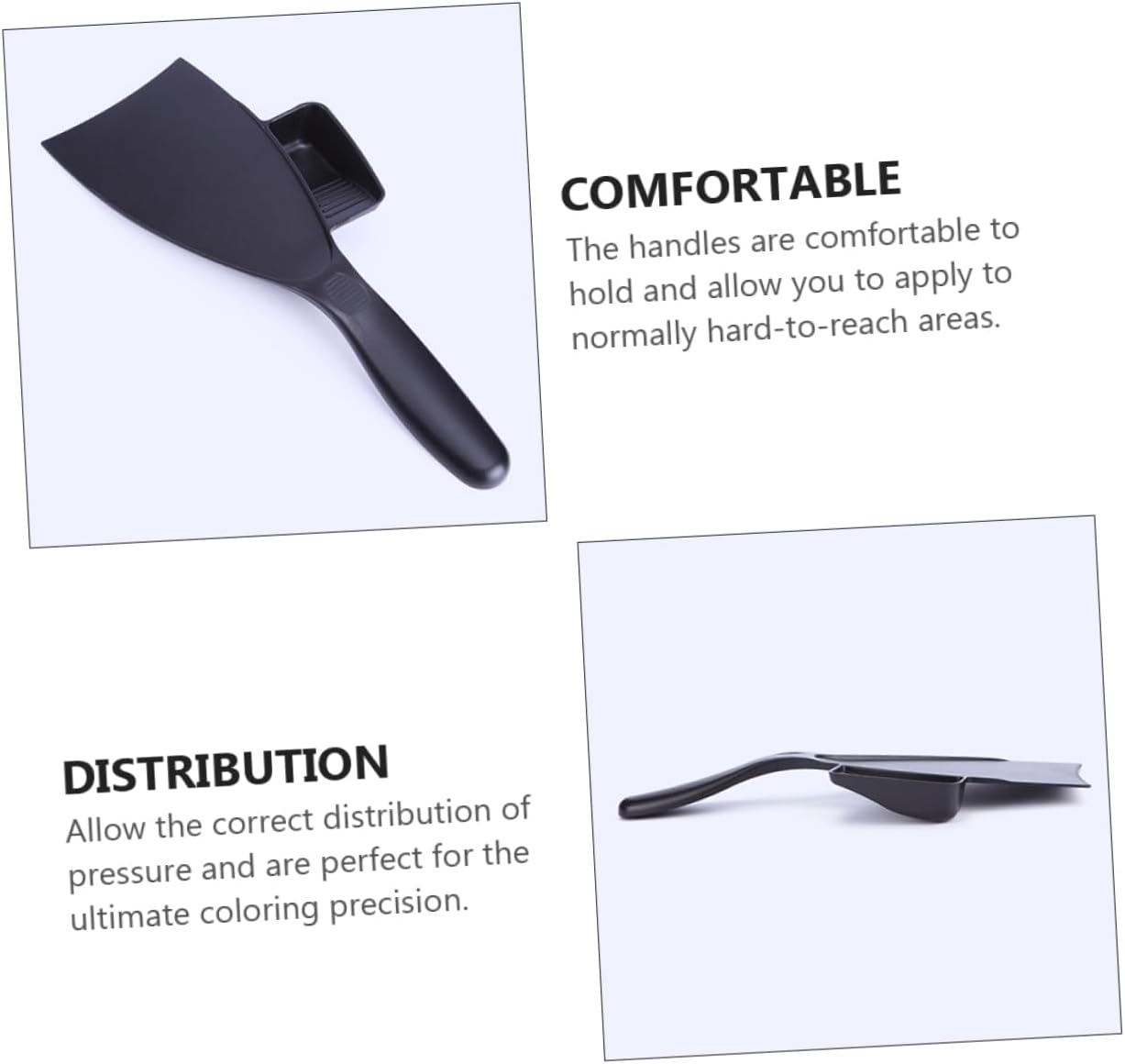 Gogogmee 2 Pcs Hairdressing Straightener Brusher Hair Gel Hair Dye Spatula Accessories Spatula for Brightening AbS Highlighting Edge