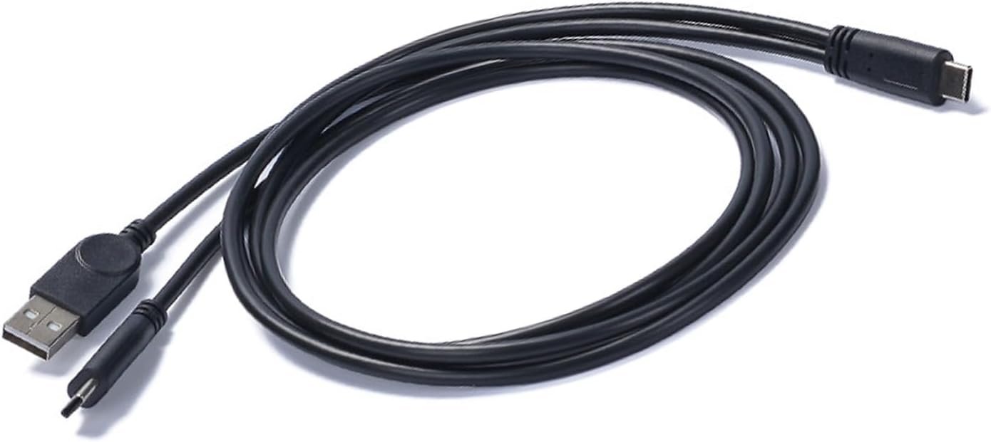 Type C Adapter and Charging Cable with IC Sound Card for Live Streaming and Charging Simultaneously On Devices