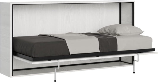 WISHOME ITAMOBY - Single Horizontal Transformable Bed - Ash White
