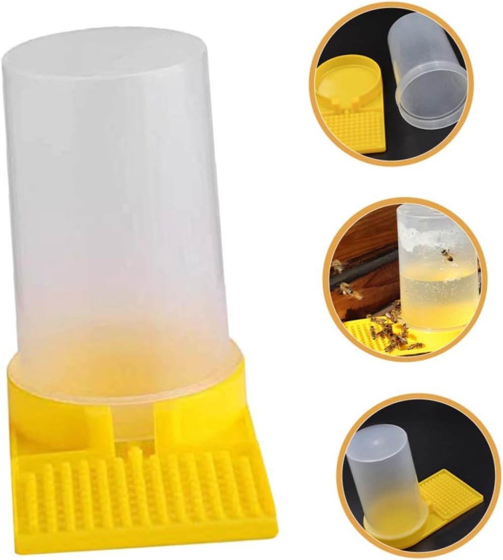 Totority 8pcs Bee Water Feeder Cups Durable Beekeeping Tool for Easy Feeding Convenient Watering Station for