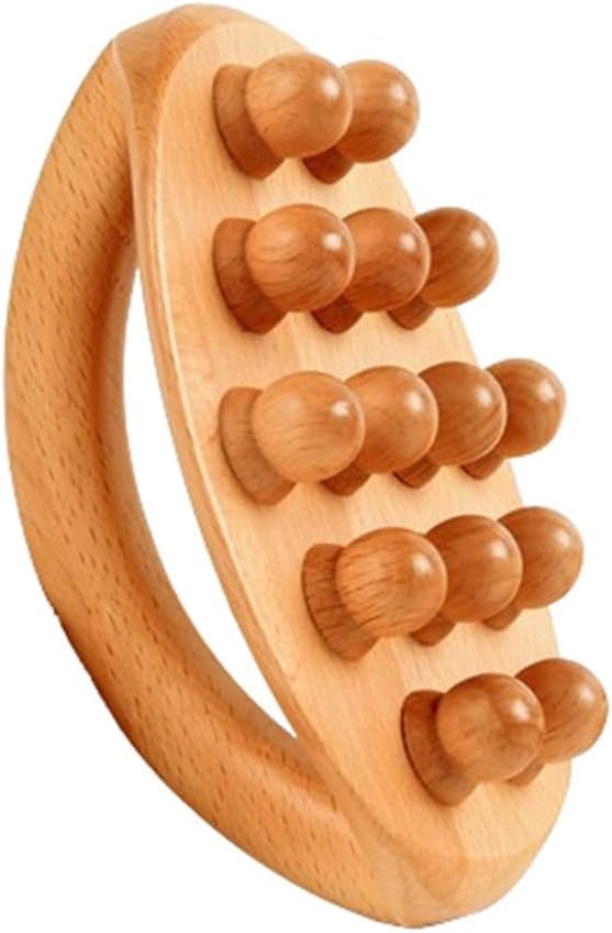 Leadigol Wood Therapy Massage Tools for Body Shaping, Lymphatic Drainage Massager, Wooden Gua Sha Tools, Body Massage Brush Shaping Tool for Muscle Pain Relief