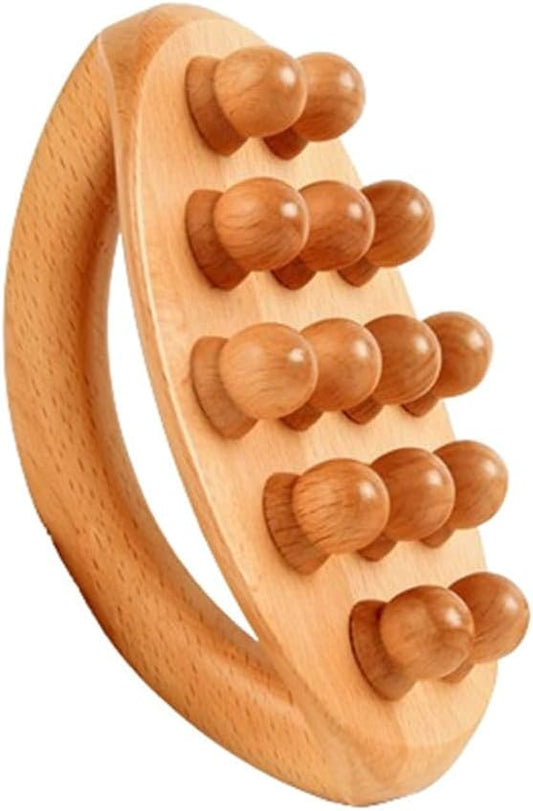 Leadigol Wood Therapy Massage Tools for Body Shaping, Lymphatic Drainage Massager, Wooden Gua Sha Tools, Body Massage Brush Shaping Tool for Muscle Pain Relief