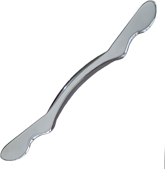 GYX COELE Medical Grade Stainless Steel Gua Sha Scraping Massage Tool,IASTM TOOL, Soft Tissue Therapy Used for Back, Legs, Arms,Shoulder (long bar)