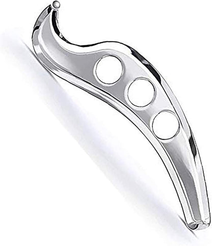 Medical Grade Stainless Steel Gua Sha Scraping Massage Tool -IASTM TOOL- Body Care Scraping Massage Tool - Relaxing Soft Tissue Tools - Reduce Neck,Back,Arm muscle Pain(Robulove-9)