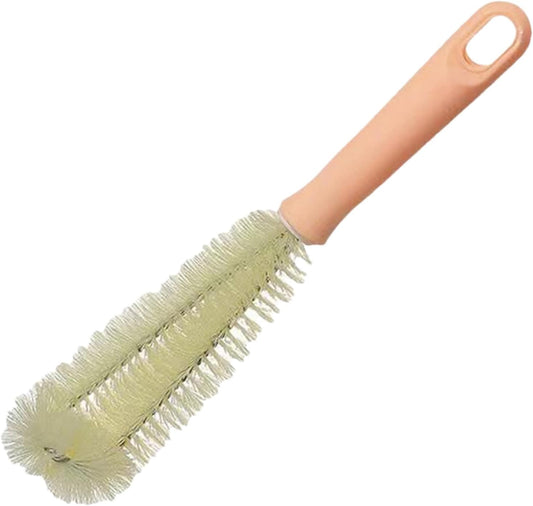 Water Bottle Brush, Short Handle Spiral Cup Brush Cleaner, Multipurpose Portable Scrubber, Compact Non-Scratch Cleaning Tool, Ideal for Tumblers, Glasses, Flasks, Mugs, Containers