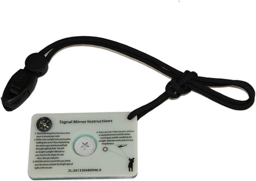 Totority Daylight Signal Mirror Reflective Outdoor Survival Mirror for Camping Hunting and Emergency