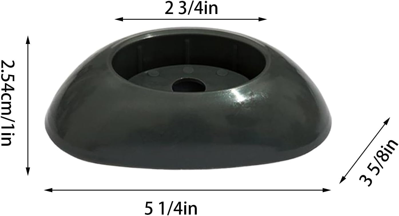 Pool Leg End Caps - Vertical Leg Replacement Frame Parts Cap | Stable Pool Vertical End Cap | Ground Swimming Replacement Parts