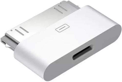 Lightning Female to 30-Pin Adapter, Apple MFi Certified 8-Pin Female Connector iPhone Charging Sync Adapter for Docking Stations Compatible With iPhone 4/4s/iPad/iPod Touch