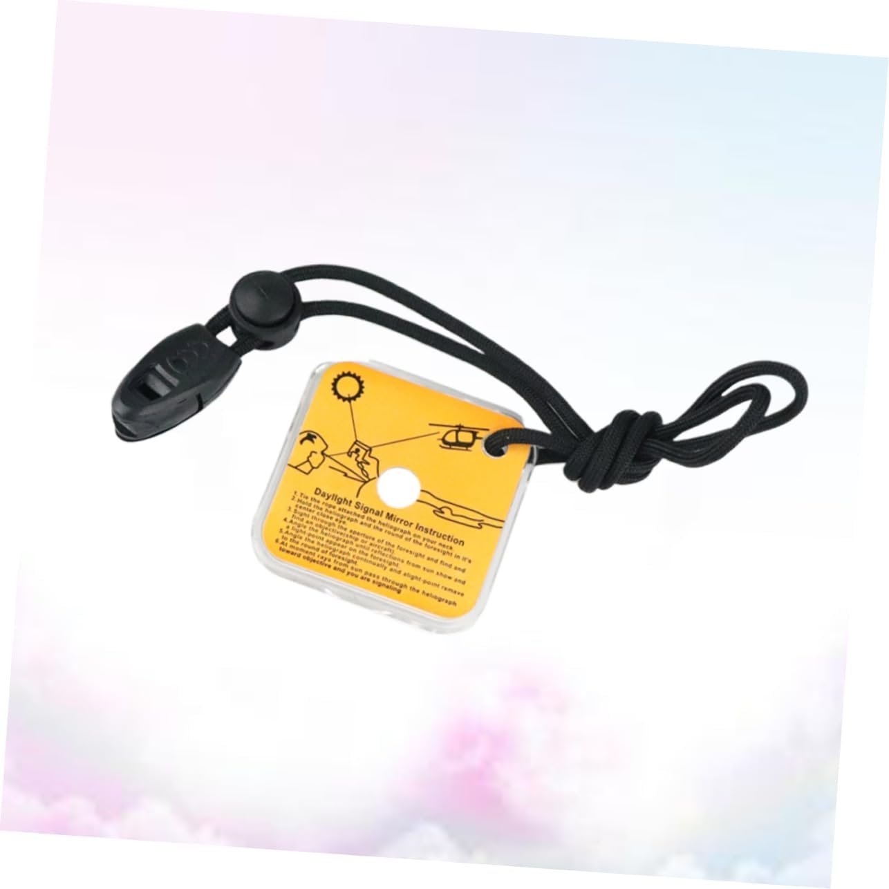 SUPVOX 3pcs Retroreflector Mirror Emergency Outdoor Accessories Signal Mirror Reflective for Long Distance