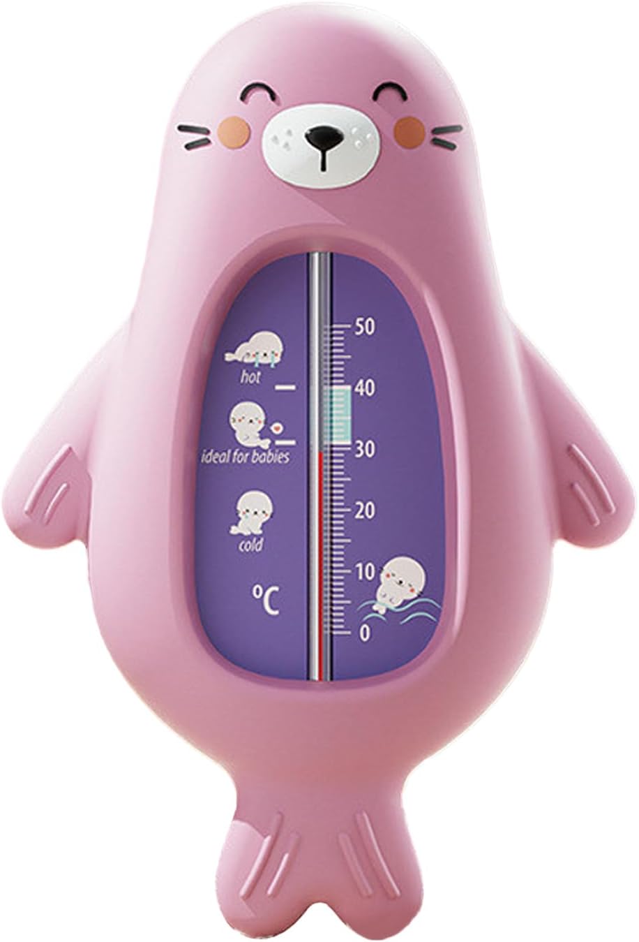 Baby Bath Temperature Toy, Cartoon Bath Temp Measuring Tool, Safety Water Gauge, Toddler Bathtub Thermometer, Fun and Accurate Shower Plaything for Babies, Kids, 5.91x4.02 Inches