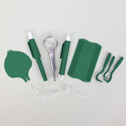 Nuytghr Pet Tick Flea Remover Kit, Ergonomic Puller Tool Set, Safe Extraction, 11x11cm Dogs Cats And Multi-Pet Homes, Gentle Grooming Aid, Solution for Removal Requirements