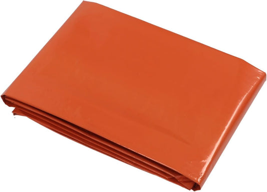 Survival Tent, Camping Tent with High Performance PE Aluminum Film Emergency Shelter for Outdoor Emergency (Orange Tent)