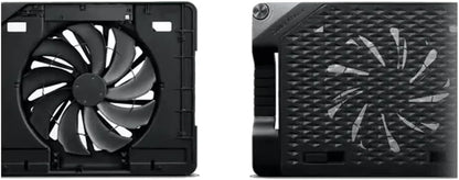 Cooler Master ErgoStand III - Ergonomic Laptop Cooling Stand, 6 Adjustable Height Settings, 230mm Ultra Silent Fan with Speed Control, Metallic Mesh Plate - Supports Laptops & Tablets Up to 17"