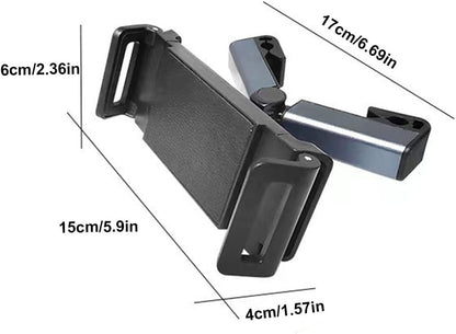 Car Tablet Holder, Car Tablet Holder, Headrest Tablet Holder, Tablet Holder for Car Seat, Provide Comfortable Visual Experience, Suitable for Long Distance Travel, Black